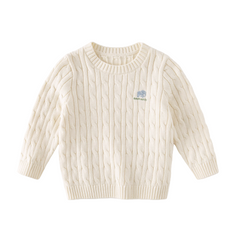 Dave&Bella Kids Girls/Boys Autumn Elegant Multi-color Versatile Classic Sweaters Tops