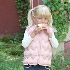 Dave&Bella Kids Girls Autumn Warm Outwear Down Vest Tops