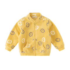 Dave&Bella Toddler Boys’ Fleece Jacket – Autumn 2025 New Release “Hug Jacket”