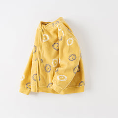 Dave&Bella Toddler Boys’ Fleece Jacket – Autumn 2025 New Release “Hug Jacket”