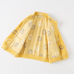 Dave&Bella Toddler Boys’ Fleece Jacket – Autumn 2025 New Release “Hug Jacket”