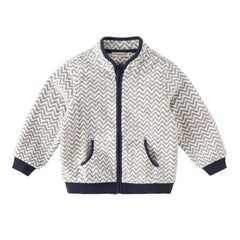 Dave&Bella Toddler Boys’ Fleece Jacket – Autumn 2025 New Release “Hug Jacket”
