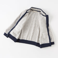 Dave&Bella Toddler Boys’ Fleece Jacket – Autumn 2025 New Release “Hug Jacket”