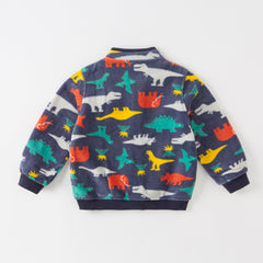 Dave&Bella Toddler Boys’ Fleece Jacket – Autumn 2025 New Release “Hug Jacket”