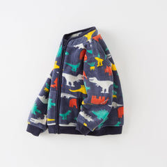 Dave&Bella Toddler Boys’ Fleece Jacket – Autumn 2025 New Release “Hug Jacket”