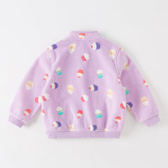 Dave&Bella Toddler Girls’ Fleece Jacket – Autumn 2025 New “Hug Jacket”