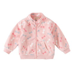 Dave&Bella Toddler Girls Fleece Jacket – Soft Versatile “Hug Jacket”