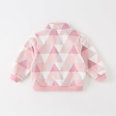 Dave&Bella Toddler Girls’ Fleece Jacket – Autumn 2025 New “Hug Jacket”