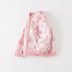 Dave&Bella Toddler Girls’ Fleece Jacket – Autumn 2025 New “Hug Jacket”