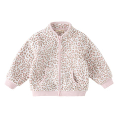 Dave&Bella Toddler Girls’ Fleece Jacket – Autumn 2025 New “Hug Jacket”