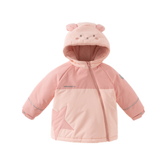 Dave&Bella Toddler Girls/Boys Warm Animal-style Outwear Hooded Fleece Padded Coats