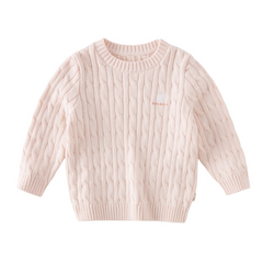 Dave&Bella Kids Girls/Boys Autumn Elegant Multi-color Versatile Classic Sweaters Tops