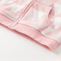 Dave&Bella Toddler Girls’ Fleece Jacket – Autumn 2025 New “Hug Jacket”