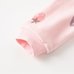 Dave&Bella Toddler Girls’ Fleece Jacket – Autumn 2025 New “Hug Jacket”