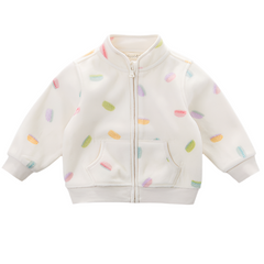 Dave&Bella Toddler Girls’ Fleece Jacket – Autumn 2025 New “Hug Jacket”