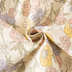 Dave&Bella Toddler Girls Smocked Sundress Cotton Playwear Vintage Princess Dress