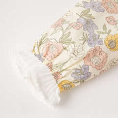 Dave&Bella Toddler Girls Smocked Sundress Cotton Playwear Vintage Princess Dress