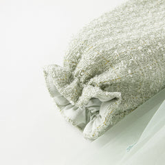 Dave&Bella Toddler Girls Autumn Delicate Grey Green A-line Mesh Dress