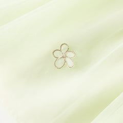 Dave&Bella Toddler Girls Autumn Fresh Green Plaid Knit Sweater Mesh Party Dress