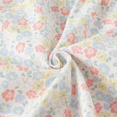 Dave&Bella Bay Girls Sweet Cotton Floral Print Rompers Jumpsuit