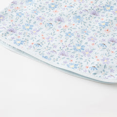 Dave&Bella Toddler Girls Autumn Blue Floral Print Chinese-style Elegance Party Dress