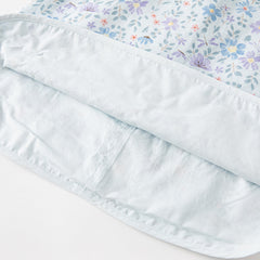 Dave&Bella Toddler Girls Autumn Blue Floral Print Chinese-style Elegance Party Dress