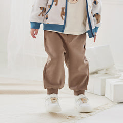 Dave&Bella Boys Autumn Sport Drawstring Casual Pants