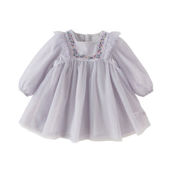 Dave&Bella Toddler Girls Noble Mesh Fashion Princess Mesh Dresses