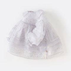 Dave&Bella Toddler Girls Autumn Stylish Grey Purple Floral Print Mesh Party Dress