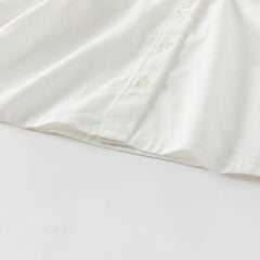 Dave&Bella Girls Spring White Pleated Skirt Set