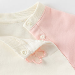 Dave&Bella Toddler Girls Autumn Classic Beige Cartoon Print A-line Dress