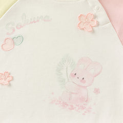 Dave&Bella Toddler Girls Autumn Classic Beige Cartoon Print A-line Dress