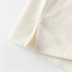 Dave&Bella Toddler Girls Autumn Classic Beige Cartoon Print A-line Dress