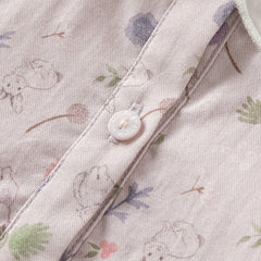 Dave&Bella Toddler Girls Spring Cotton Floral Print Dress(wallet bag)