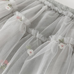 Dave&Bella Girls Spring Mesh Skirt Leggings Pants