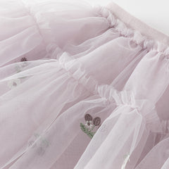 Dave&Bella Girls Spring Mesh Skirt Leggings Pants