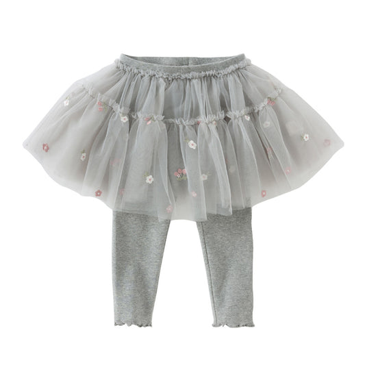 Dave&Bella Girls Spring Mesh Skirt Leggings Pants