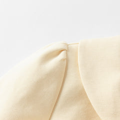 Dave&Bella Toddler Girls Autumn Gentle Yellow Floral Princess Mesh Dress