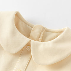 Dave&Bella Toddler Girls Autumn Gentle Yellow Floral Princess Mesh Dress