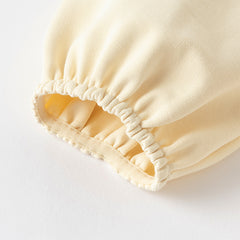 Dave&Bella Toddler Girls Autumn Gentle Yellow Floral Princess Mesh Dress