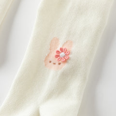 Dave&Bella Girls Autumn Beige/Grey Sweet Footed Tights Leggings