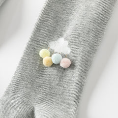 Dave&Bella Girls Autumn Beige/Grey Sweet Footed Tights Leggings