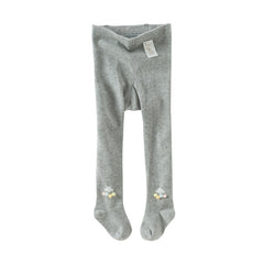 Dave&Bella Girls Autumn Beige/Grey Sweet Footed Tights Leggings