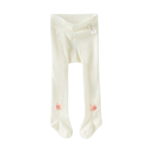 Dave&Bella Girls Autumn Beige/Grey Sweet Footed Tights Leggings