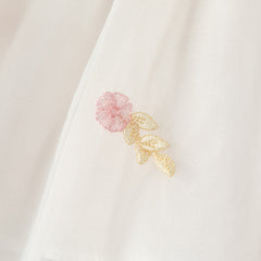 Dave&Bella Toddler Girls Autumn Soft Seashell Pink Mesh Party Dress