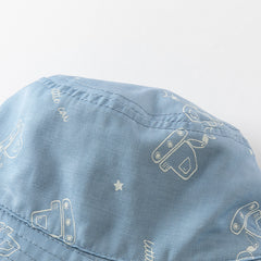 Dave&Bella Boys Blue Fashion Outdoor Shade Fisherman Hat