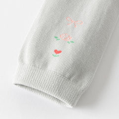 Dave&Bella Girls Autumn Beige/Light Grey Outdoor Footless Tights Leggings