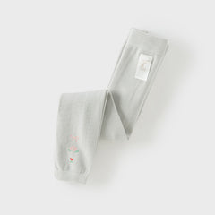 Dave&Bella Girls Autumn Beige/Light Grey Outdoor Footless Tights Leggings