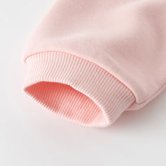 Dave&Bella Toddler Girls Autumn Sweet Pink Ultra-soft Outwear Hooded Coats