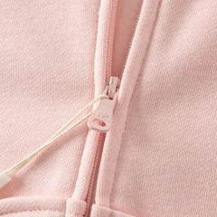 Dave&Bella Toddler Girls Autumn Sweet Pink Ultra-soft Outwear Hooded Coats